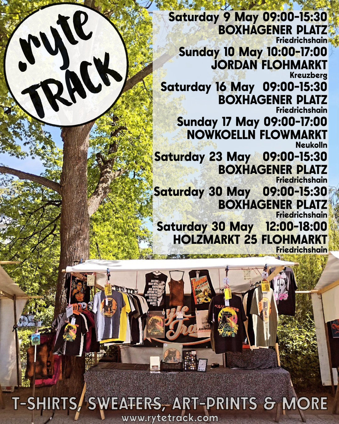 Ryte TRACK Market Stand around Berlin in May 2026