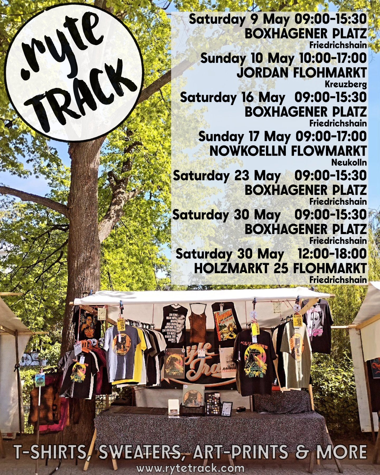 Ryte TRACK Market Stand around Berlin in May 2026