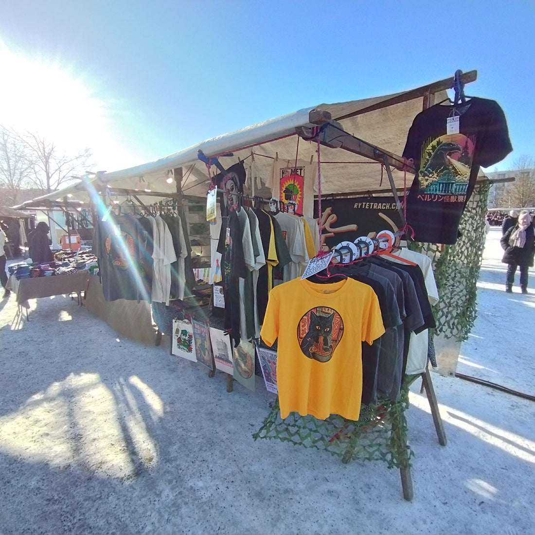 Ryte TRACK market stand at Mauerpark Berlin