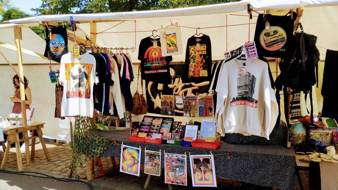 Ryte TRACK market stand at Maybachufer Berlin