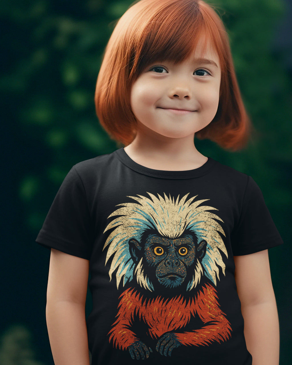 Colorful Monkey | Pop Art Kids Design | Bright Jungle Vibes | Kids T-Shirt