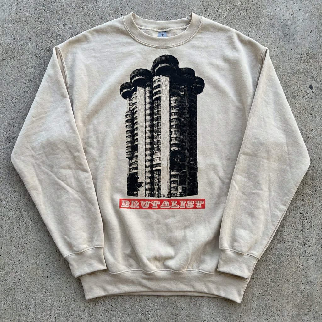 Torres Blancas | Madrid Brutalist Architecture Art Sweatshirt