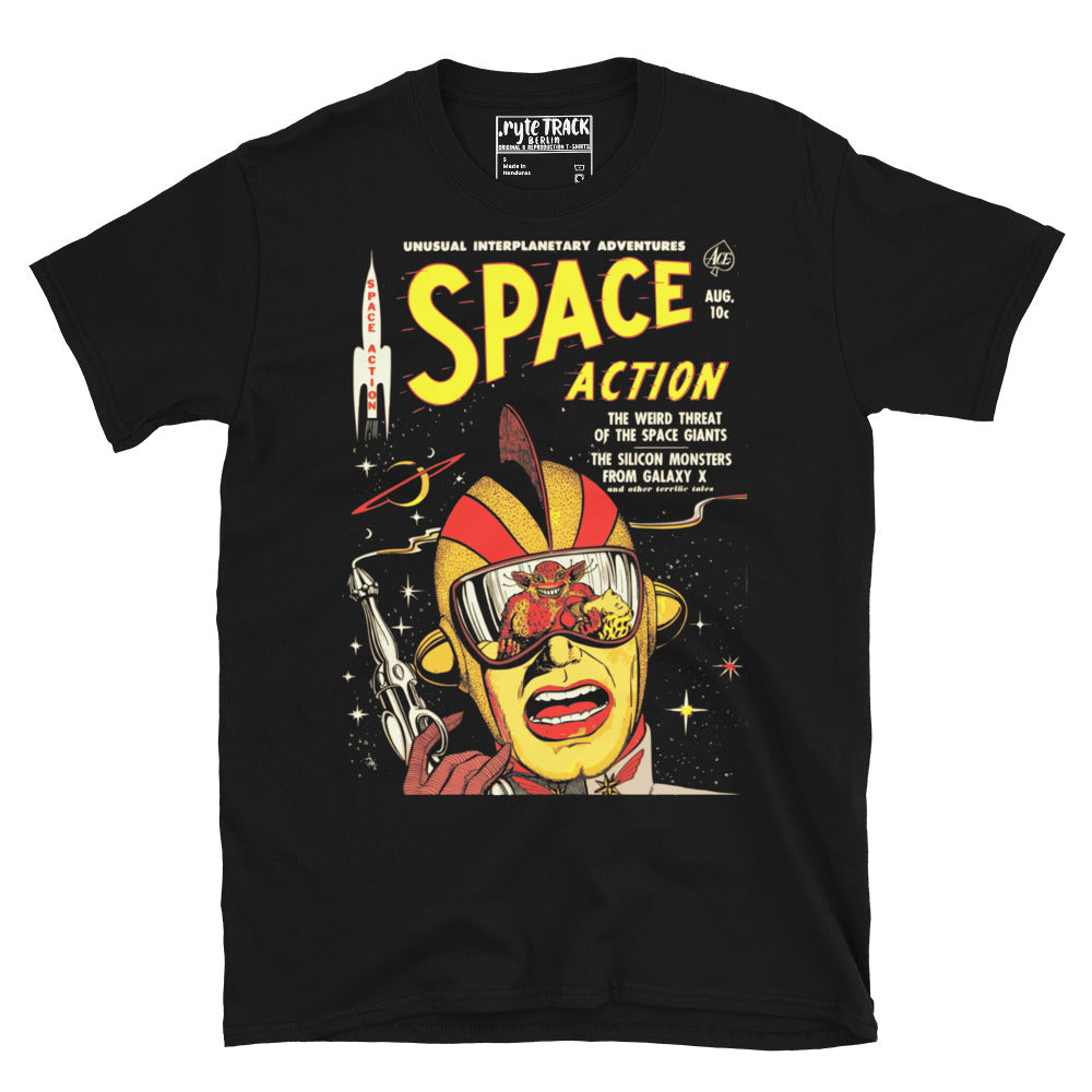 Space Action | Vintage Science Fiction | Comic Book | Unisex T-Shirt