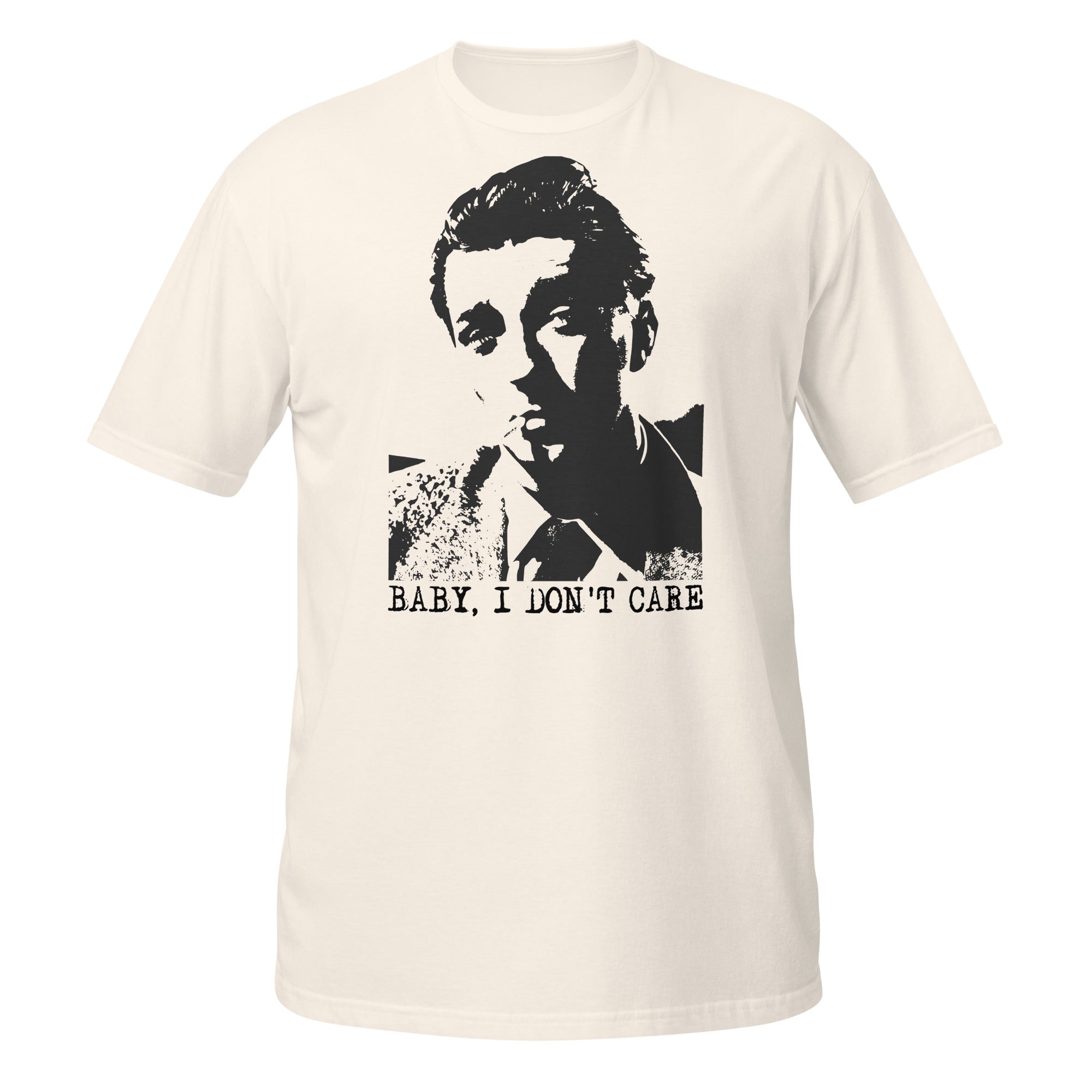 White T-Shirt with an image of Robert Mitchum