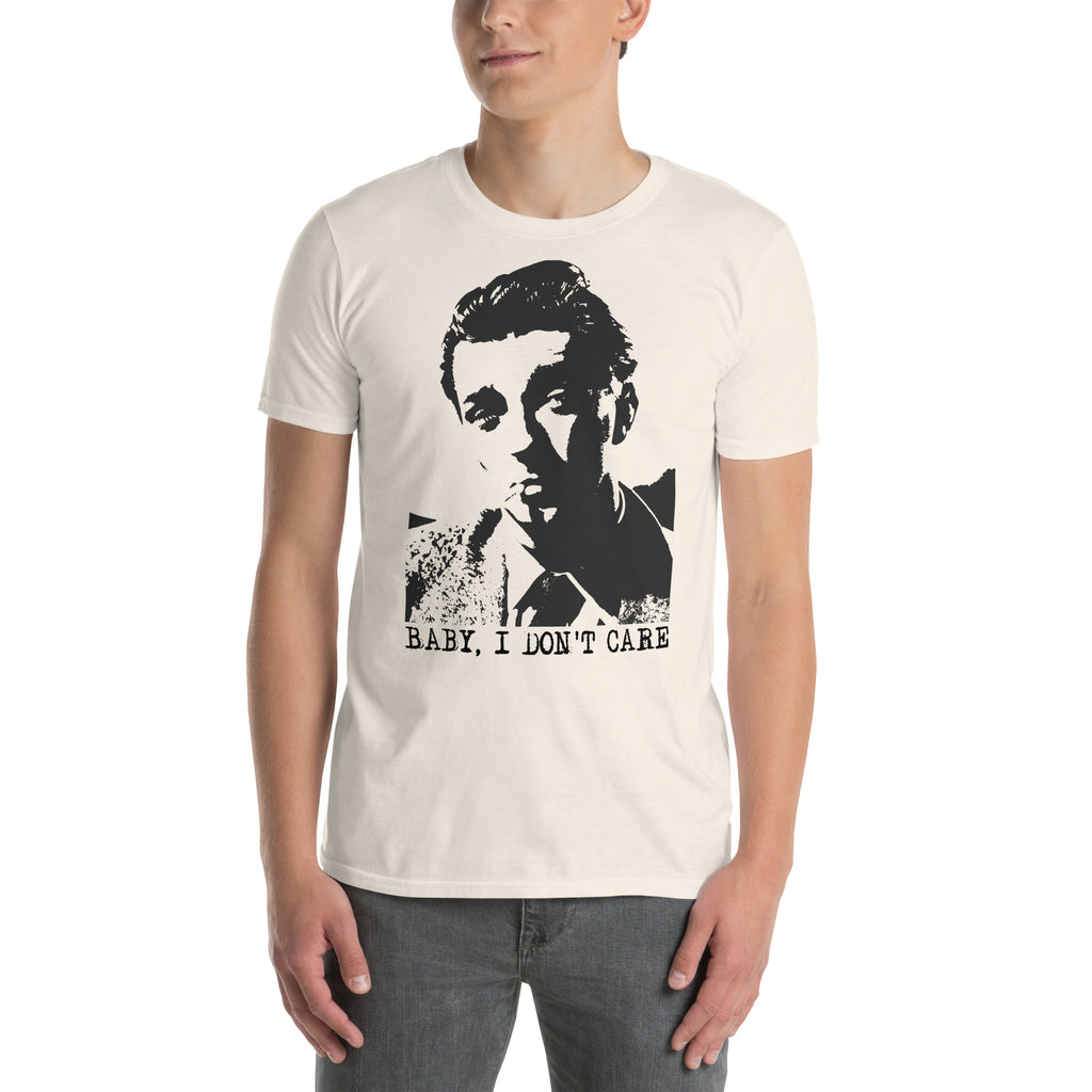 White T-Shirt with an image of Robert Mitchum