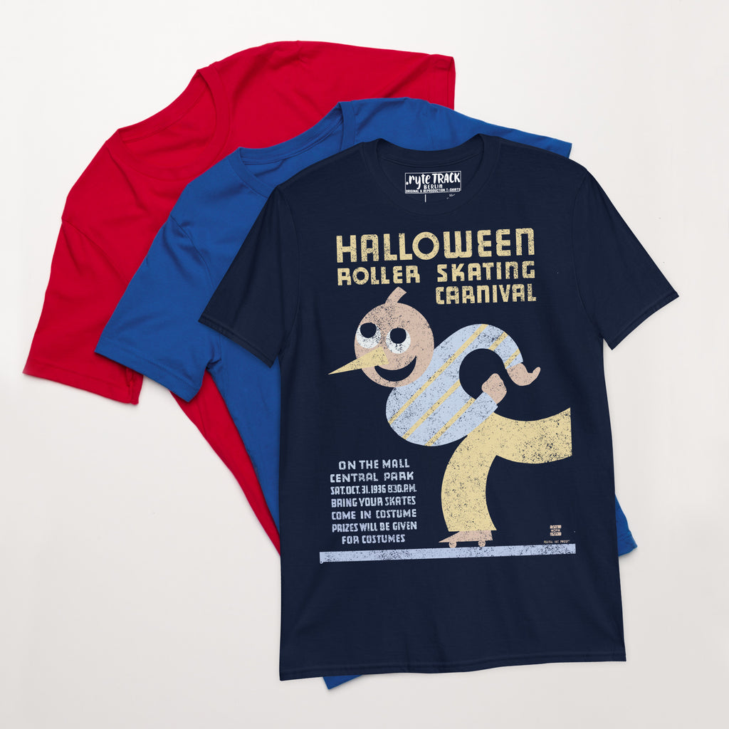 three T-Shirts with the navy color Halloween shirt
