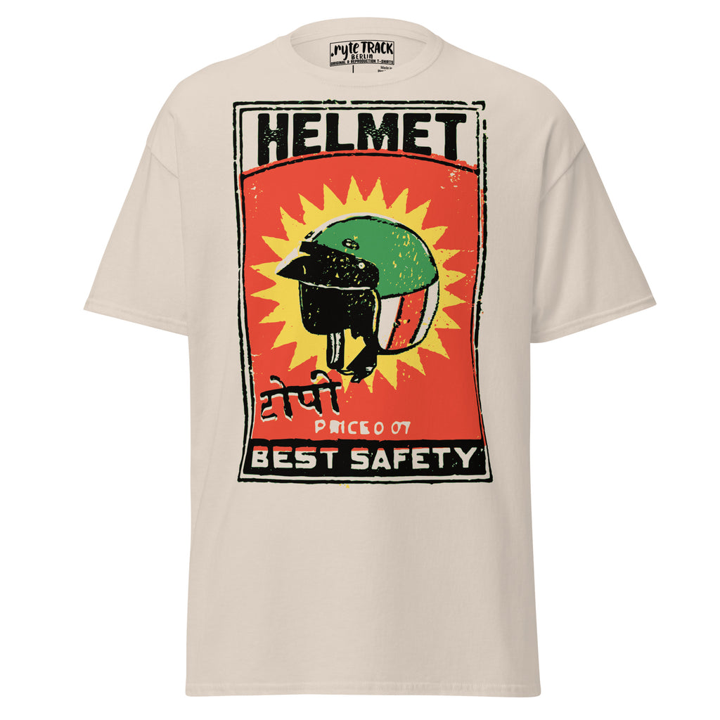  a t-shirt with motorcycle helmet graphic