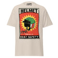  a t-shirt with motorcycle helmet graphic