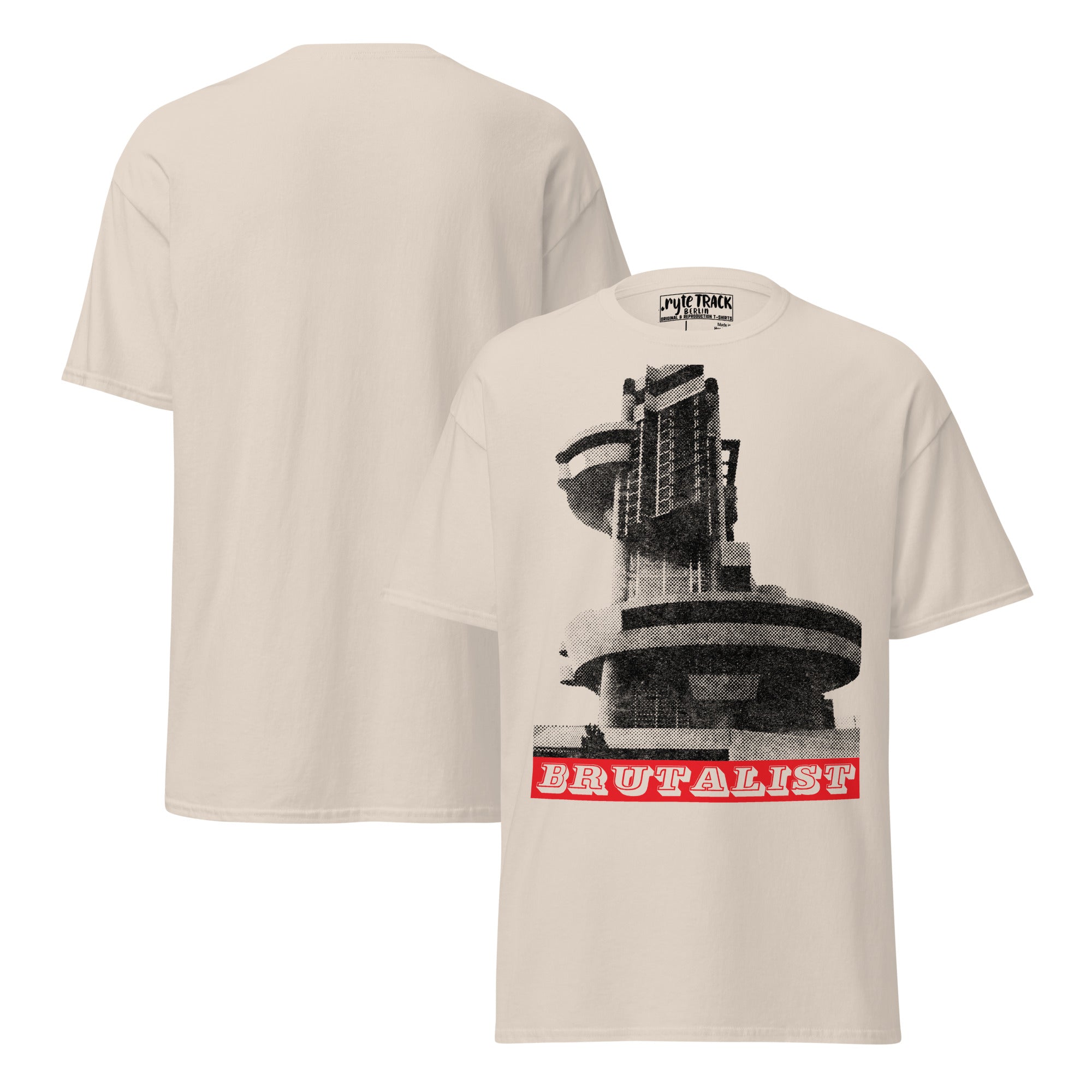Brutalist Architecture, Casa del Portuale Naples T-Shirt Design