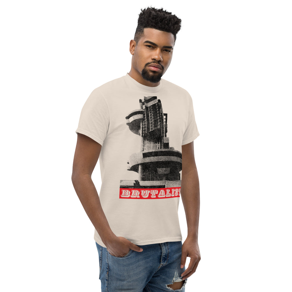 Brutalist Architecture, Casa del Portuale Naples T-Shirt Design