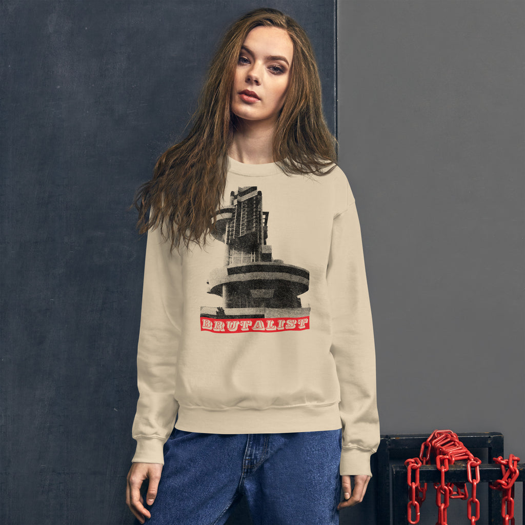 Brutalist Architecture, Casa del Portuale, Brutalism Sweatshirt