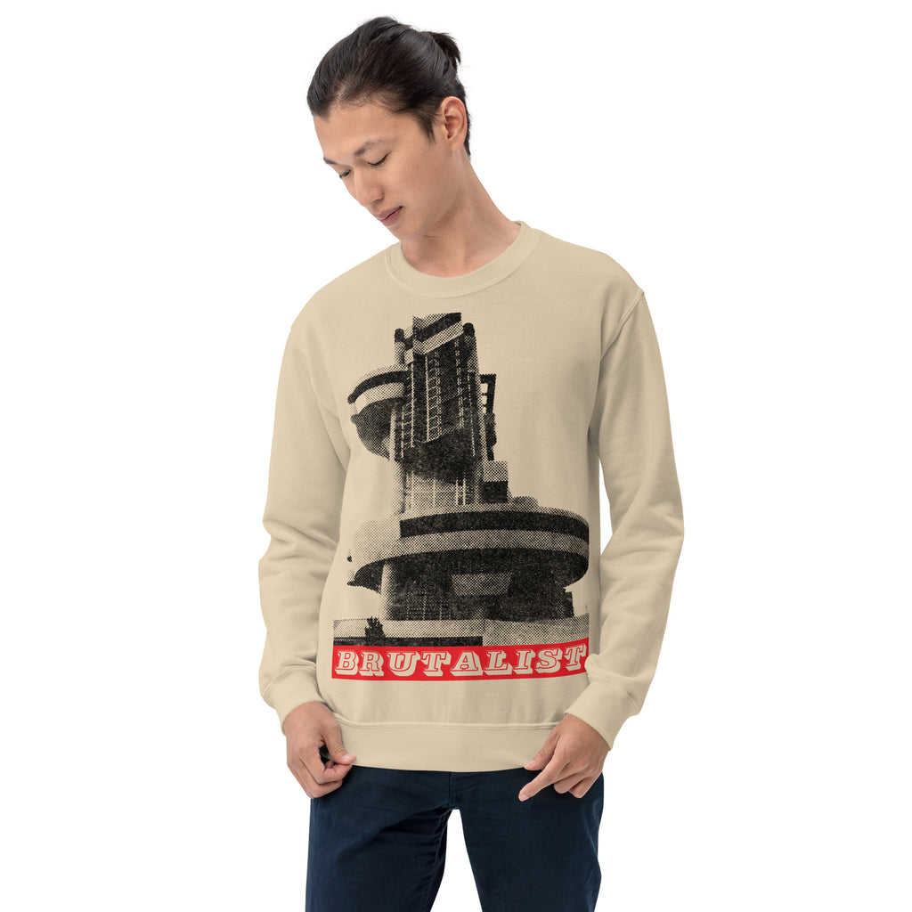 Brutalist Architecture, Casa del Portuale, Brutalism Sweatshirt