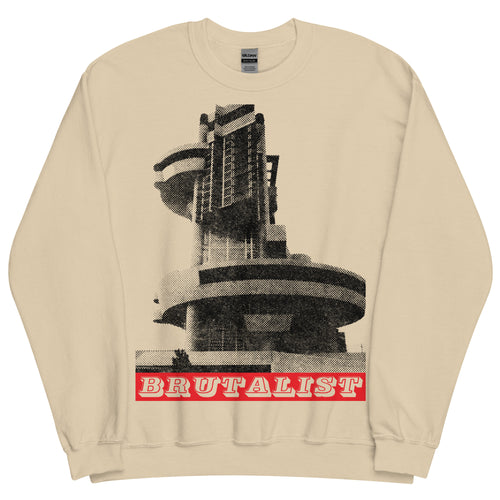 Brutalist Architecture, Casa del Portuale, Brutalism Sweatshirt