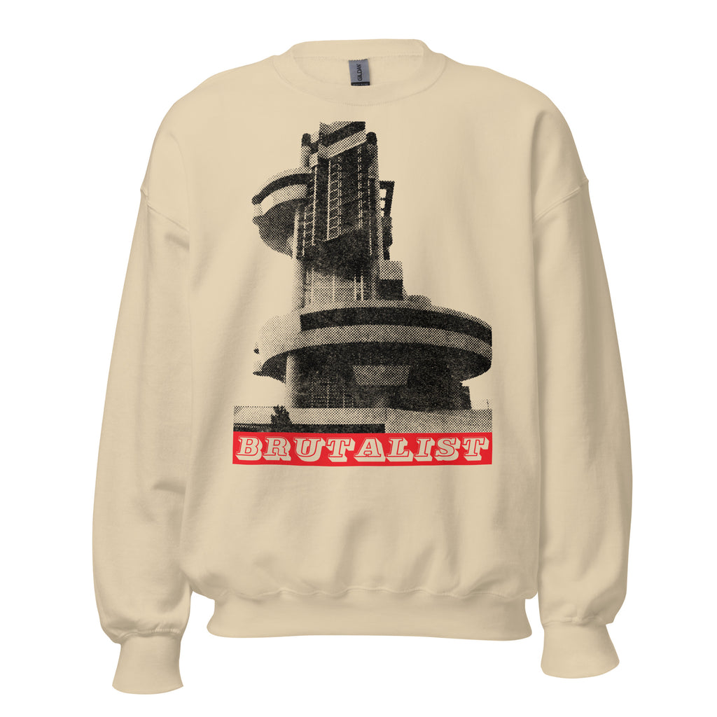 Brutalist Architecture, Casa del Portuale, Brutalism Sweatshirt