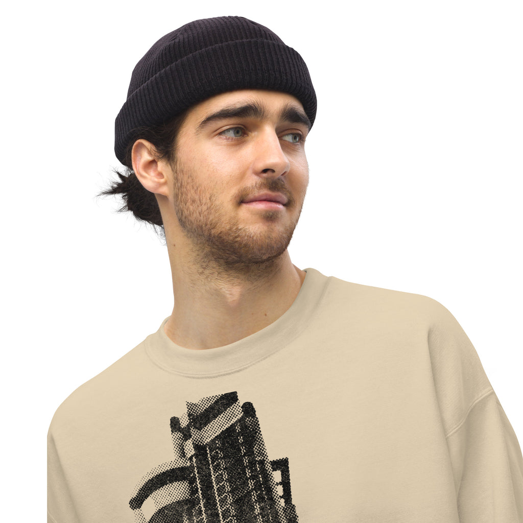 Brutalist Architecture, Casa del Portuale, Brutalism Sweatshirt