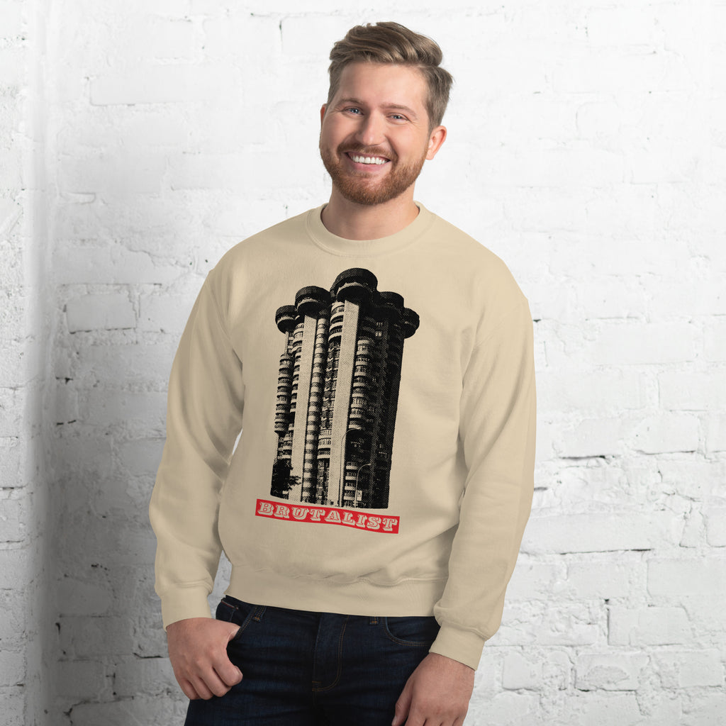 Torres Blancas | Madrid Brutalist Architecture Art Sweatshirt