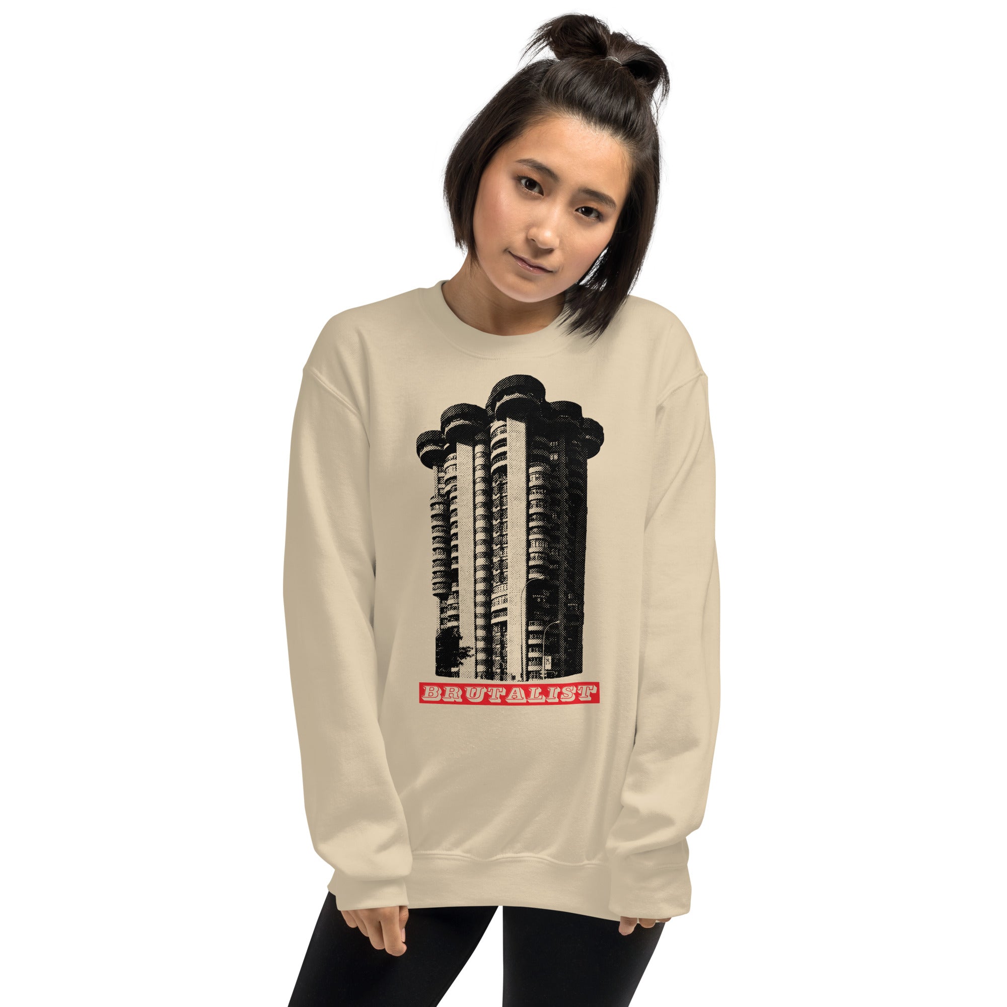 Torres Blancas | Madrid Brutalist Architecture Art Sweatshirt