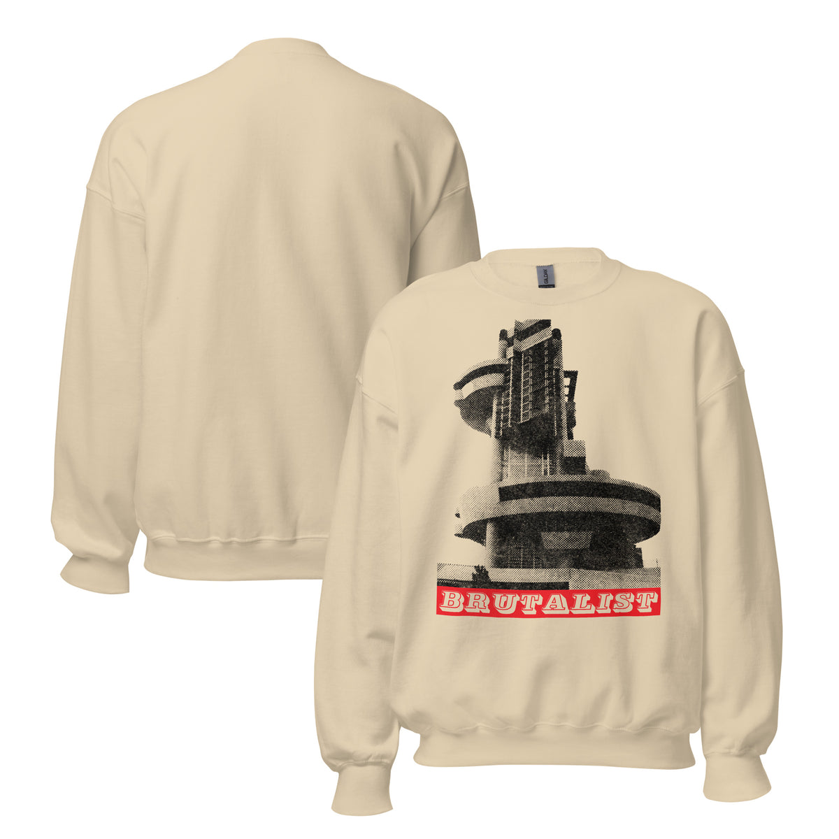 Brutalist Architecture, Casa del Portuale, Brutalism Sweatshirt