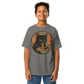 Black Cat Eating Ramen Noodles Kids T-Shirt